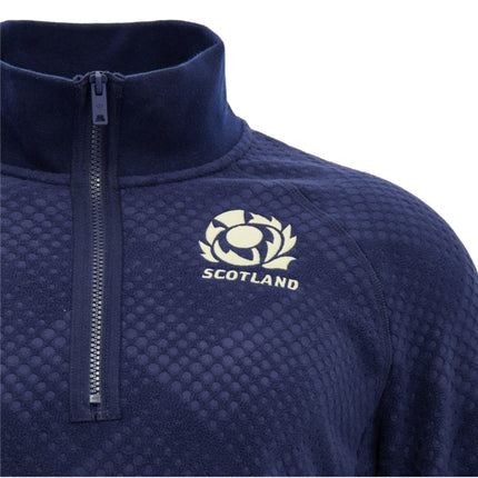 2026-2027 Scotland Rugby Travel Full Zip 3D Fleece (Navy) - Kids_1