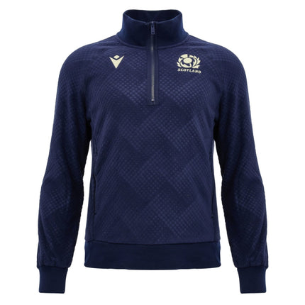 2026-2027 Scotland Rugby Travel Full Zip 3D Fleece (Navy) - Kids_0