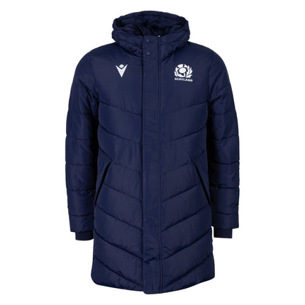 2026-2027 Scotland Rugby Long Bench Padded Jacket (Navy)_0