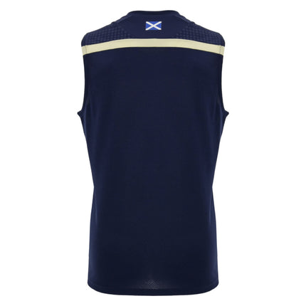 2026-2027 Scotland Rugby Poly Sleeveless Shirt (Navy) - Kids_2