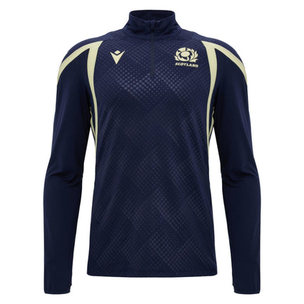 2026-2027 Scotland Rugby Training 1/4 Zip Top (Navy)_0
