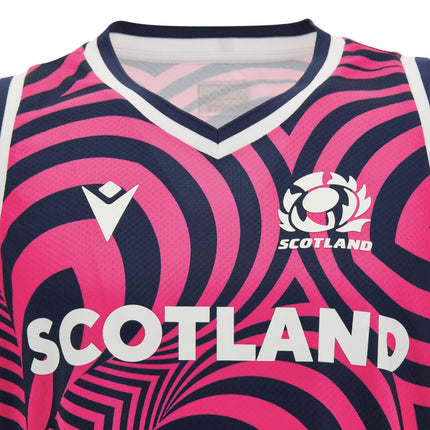 2026-2027 Scotland Rugby Basketball Vest (Neon Pink)_2