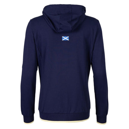 2026-2027 Scotland Rugby Travel Full Zip Hoodie (Navy/Sand) - Womens_1