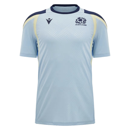 2026-2027 Scotland Rugby Training Shirt (Blue/Sand) - Kids_0