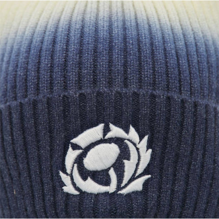 2026-2027 Scotland Rugby Pom Pom Beanie (Navy/Sand)_1