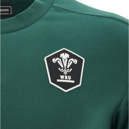 2026-2027 Wales WRU Athleisure Player Travel Tee (Green)_2