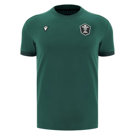 2026-2027 Wales WRU Athleisure Player Travel Tee (Green)_0