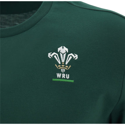 2026-2027 Wales WRU Rugby Cotton Travel Tee (Green)_2