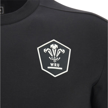 2026-2027 Wales WRU Rugby Athleisure Travel Shirt (Black)_2