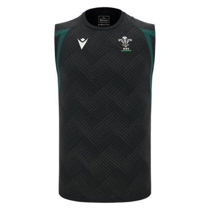 2026-2027 Wales WRU Rugby Sleeveless Training Vest (Black)_0
