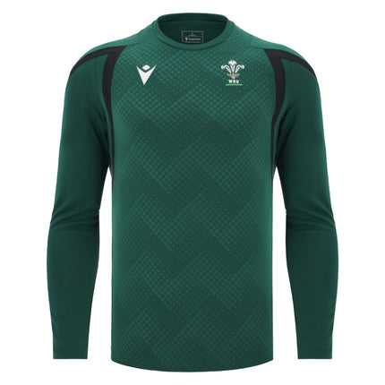 2026-2027 Wales WRU Rugby LS Training Shirt (Green)_0