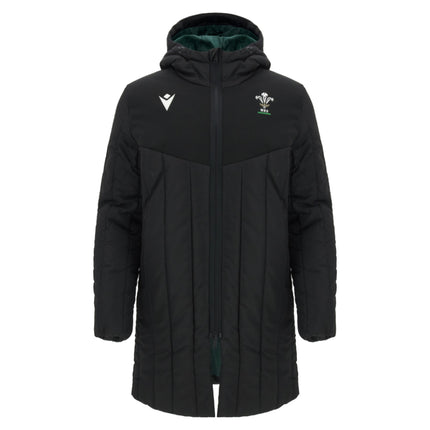 2026-2027 Wales WRU Travel 3/4 Padded Jacket (Black)_0