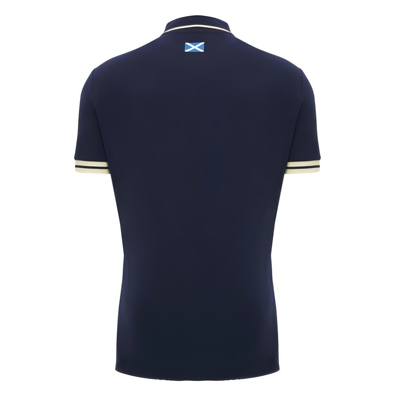2026-2027 Scotland Rugby Polo Shirt (Navy/Sand) - Kids_2