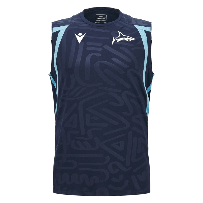 2026-2027 Sale Sharks Sleeveless Training Shirt (Navy)_0