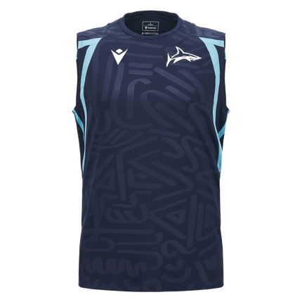 2026-2027 Sale Sharks Sleeveless Training Shirt (Navy)_0