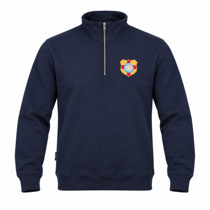 Tonga 1923 Vintage Rugby Quarter Zip Top (Navy)_0