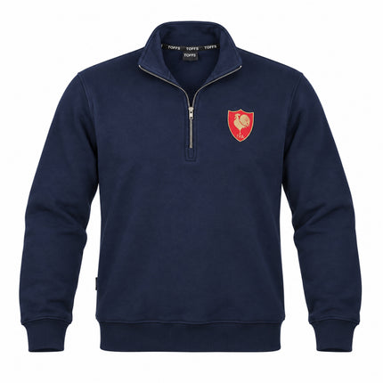 France Vintage Rugby Quarter Zip Top (Navy)_0