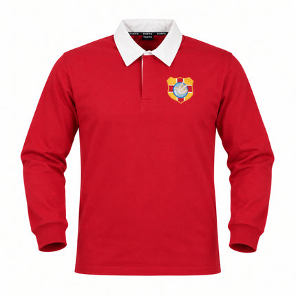 Tonga 1923 Home Vintage Rugby Long Sleeve Shirt (Red)_0