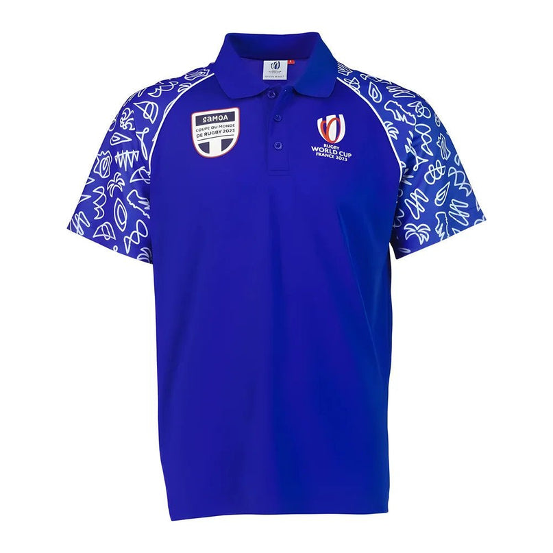 Rugby World Cup 2023 Samoa Polo - Royal Blue |Product - Polo Shirts | Sportfolio | Absolute Rugby