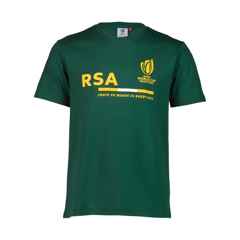 Rugby World Cup 2023 South Africa Supporter T-Shirt - Bottle Green |Product - T-Shirt | Sportfolio | Absolute Rugby