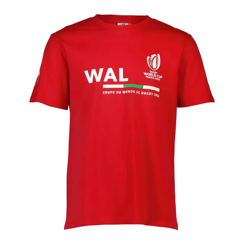 Rugby World Cup 2023 Wales Supporter T-shirt - Red |Product - T-Shirt | Sportfolio | Absolute Rugby