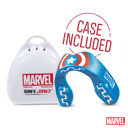 SafeJawz Marvel Captain America Mouthguard Juniors |Mouthguard | SafeJawz | Absolute Rugby