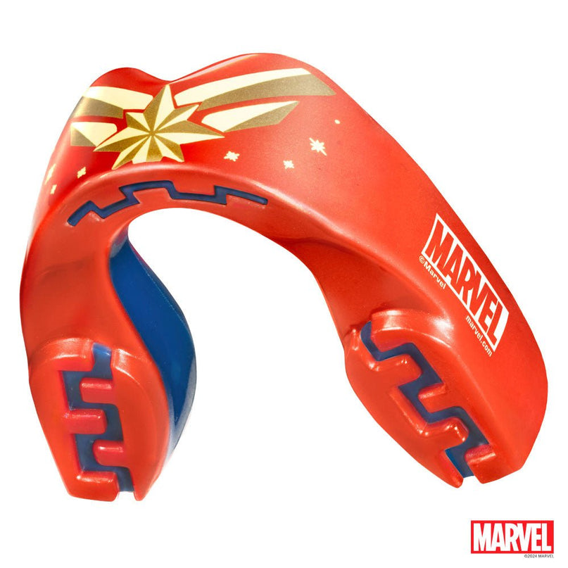 SafeJawz Marvel Captain Marvel Mouthguard Juniors |Mouthguard | SafeJawz | Absolute Rugby