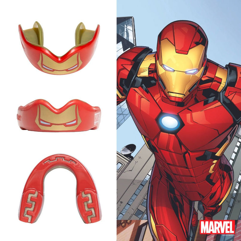 SafeJawz Marvel Iron Man Mouthguard Adults |Mouthguard | SafeJawz | Absolute Rugby