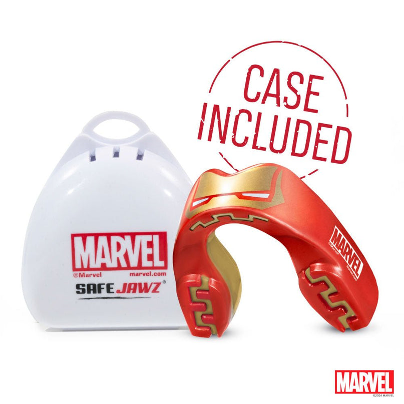 SafeJawz Marvel Iron Man Mouthguard Adults |Mouthguard | SafeJawz | Absolute Rugby