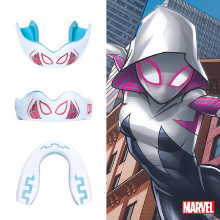 SafeJawz Marvel Spider Gwen Mouthguard Juniors |Mouthguard | SafeJawz | Absolute Rugby