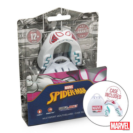 SafeJawz Marvel Spider Gwen Mouthguard Juniors |Mouthguard | SafeJawz | Absolute Rugby