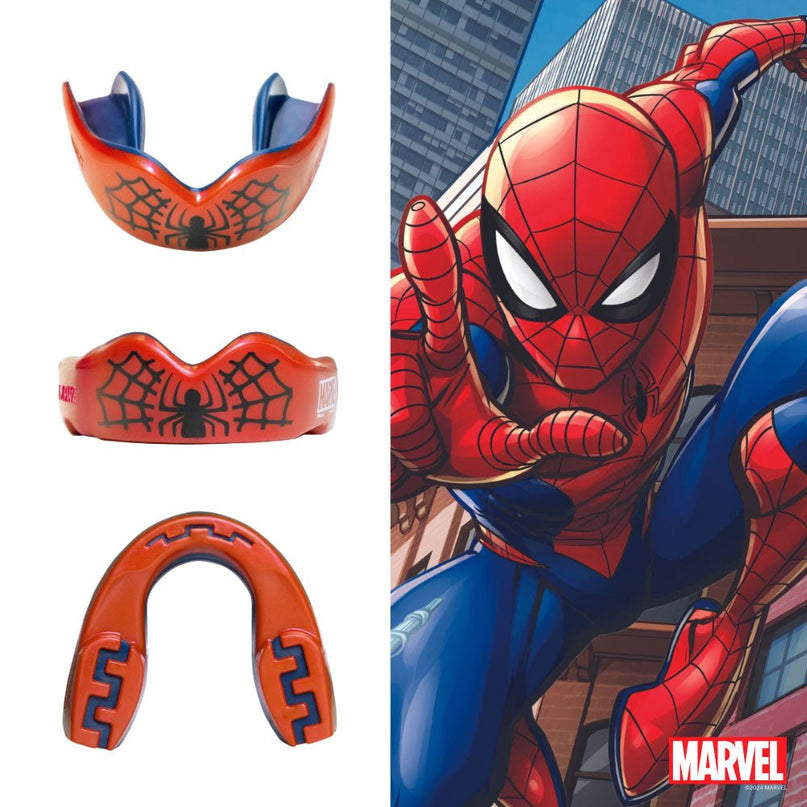 SafeJawz Marvel Spider - Man Mouthguard Juniors |Mouthguard | SafeJawz | Absolute Rugby