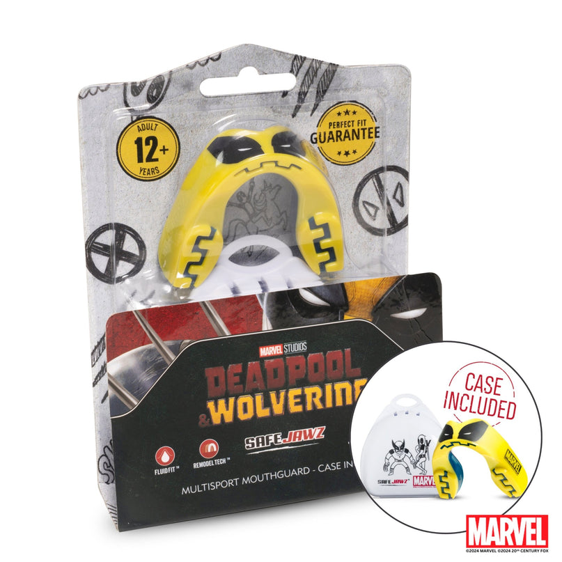 SafeJawz Marvel Wolverine Mouthguard Adults |Mouthguard | SafeJawz | Absolute Rugby