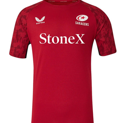 Saracens 25/26 Training Short Sleeve Tee |T-Shirt | Castore Saracens 25/26 | Absolute Rugby