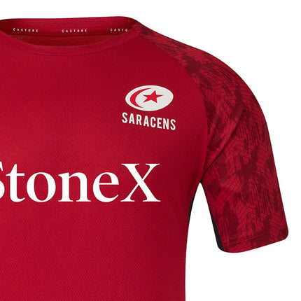 Saracens 25/26 Training Short Sleeve Tee |T-Shirt | Castore Saracens 25/26 | Absolute Rugby