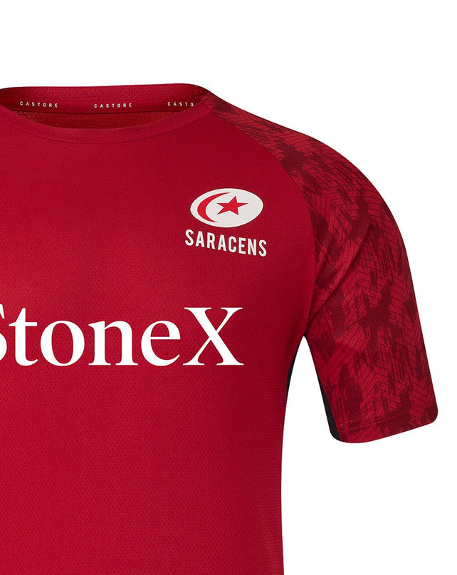 Saracens 25/26 Training Short Sleeve Tee |T-Shirt | Castore Saracens 25/26 | Absolute Rugby