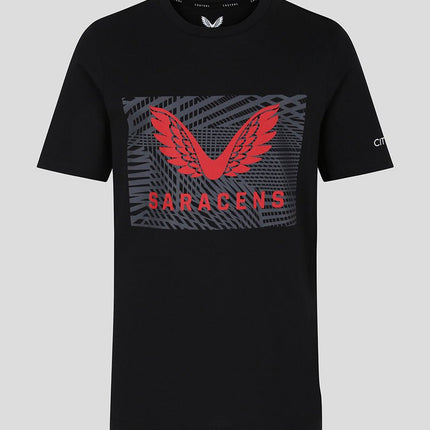 Saracens Cotton Logo Tee | | Castore Saracens | Absolute Rugby