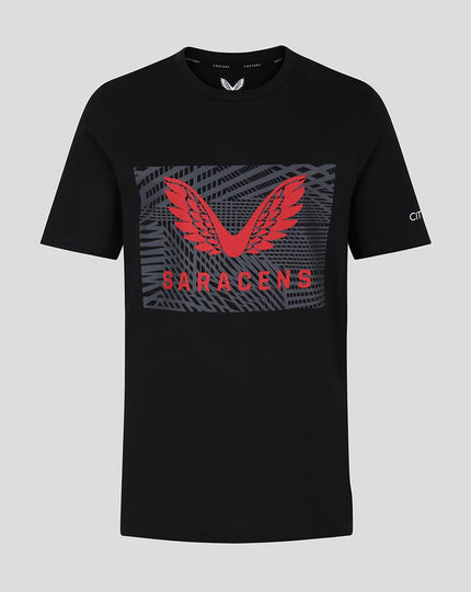 Saracens Cotton Logo Tee | | Castore Saracens | Absolute Rugby