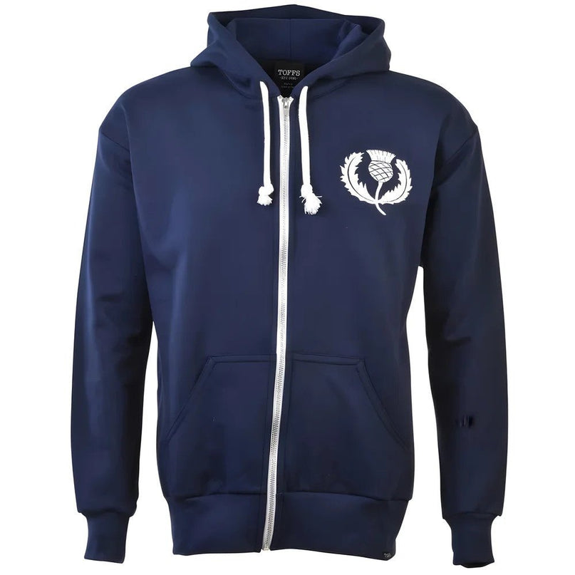 Scotland 1925 Vintage Rugby Zipped Hoodie - Navy |Product - General | Toffs | Absolute Rugby