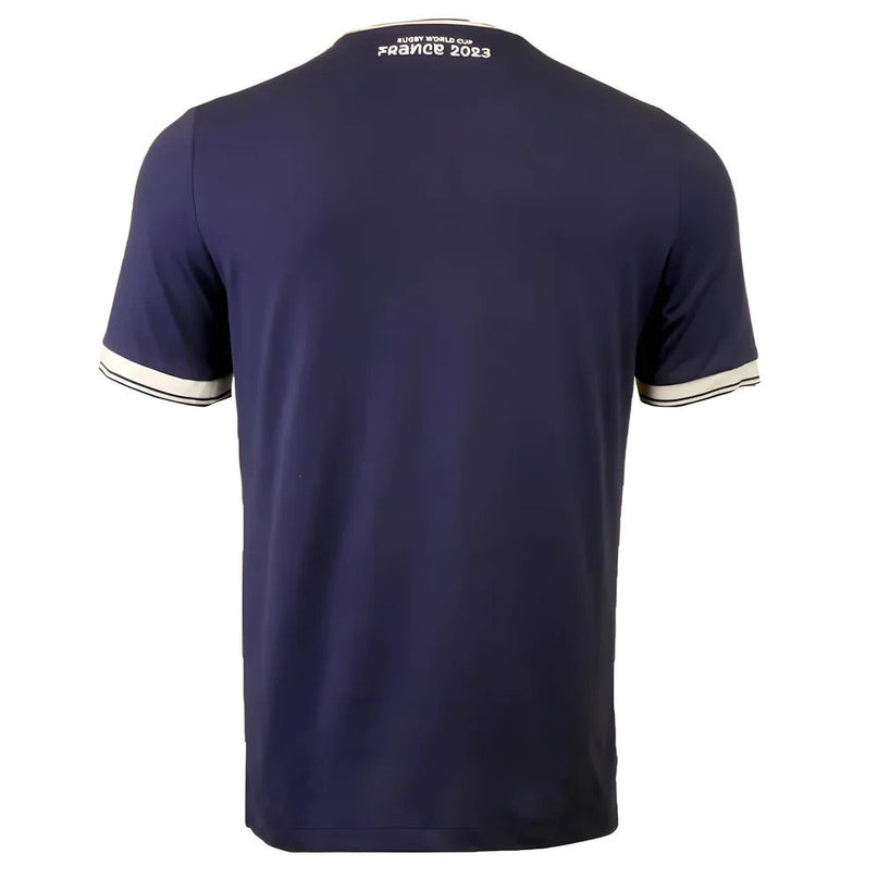 Scotland Mens RWC 2023 Cotton T-Shirt - Navy |Product - T-Shirt | Macron | Absolute Rugby
