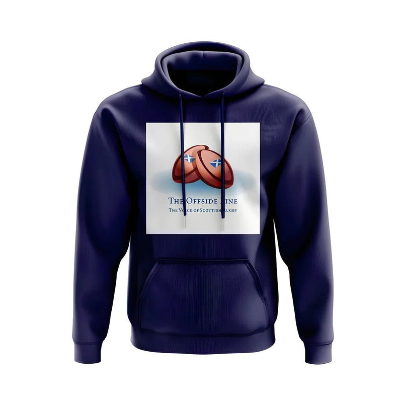 Scotland Offside Line Logo Rugby Hoody - Version 4 (Navy/White) | | UKSoccershop | Absolute Rugby