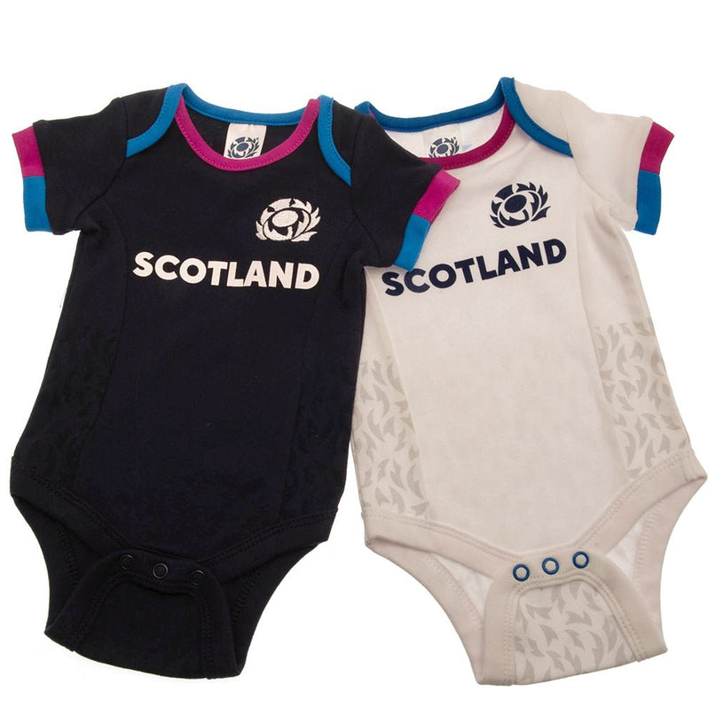 Scotland RU 2 Pack Bodysuit 6-9 Mths PB |Product - General | Absolute Rugby | Absolute Rugby