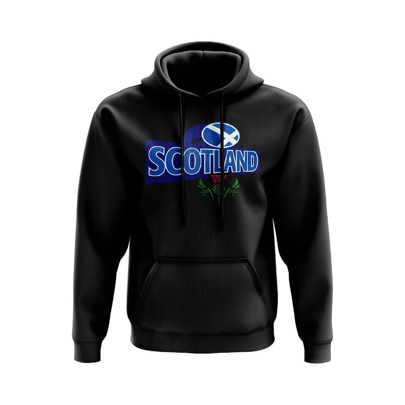 Scotland Rugby National Team Hoody (Black) | | UKSoccershop | Absolute Rugby