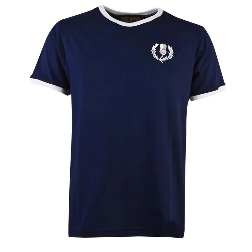 Scotland Rugby T-Shirt - Navy/White Ringer |Product - T-Shirt | Toffs | Absolute Rugby