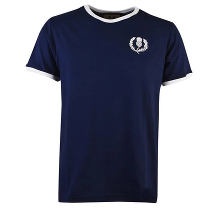 Scotland Rugby T-Shirt - Navy/White Ringer |Product - T-Shirt | Toffs | Absolute Rugby