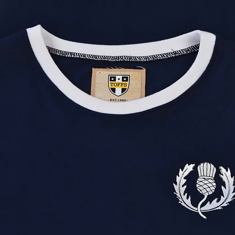 Scotland Rugby T-Shirt - Navy/White Ringer |Product - T-Shirt | Toffs | Absolute Rugby