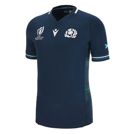 Scotland RWC 2023 Bodyfit Home Rugby Shirt |Product - Football Shirts | Macron | Absolute Rugby
