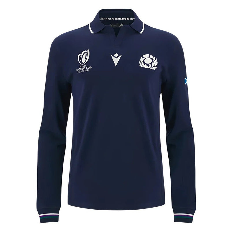 Scotland RWC 2023 Classic Home Rugby Shirt - Long Sleeve |Product - Football Shirts | Macron | Absolute Rugby