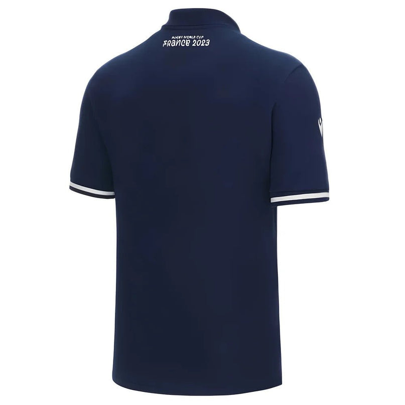 Scotland RWC 2023 Rugby World Cup Polo Shirt (Navy) |Product - Polo Shirts | Macron | Absolute Rugby