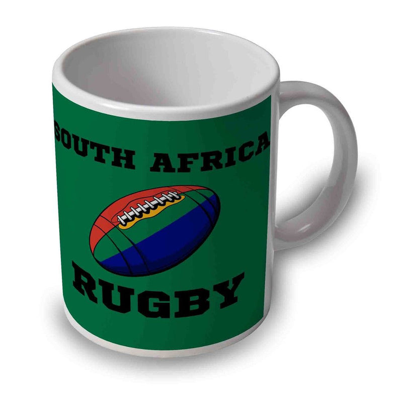 South Africa Rugby Ball Mug (Green) |Product - Mugs | UKSoccershop | Absolute Rugby